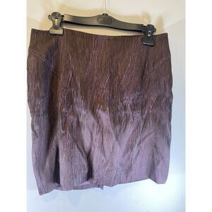 Calvin Klein Womens Mini Skirt Size‎ 14 Purple Black Lined Tiger Stripe NWT Y2K